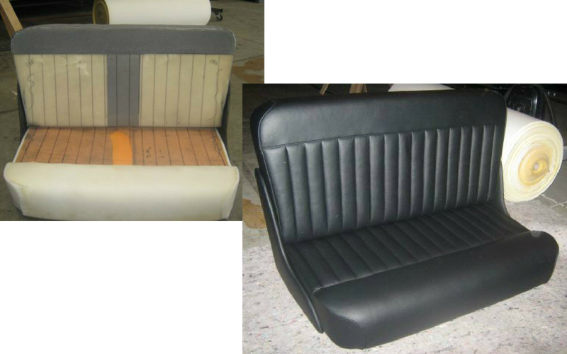 Upholstery Repair Before and After